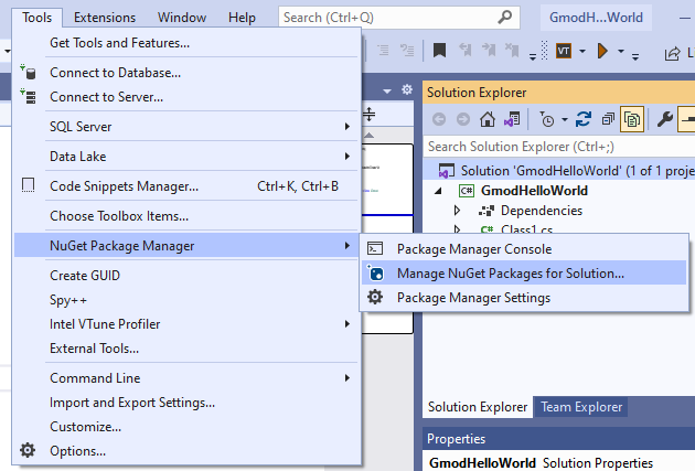nuget-package-manager